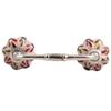 Indian-Shelf 1 Pack Multicolor Kitchen Cabinet Handles for Drawer Pulls Door Dresser Silver Hardware 6'' Hole to Hole -BH-428-CK-260 view 1