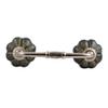 Indian-Shelf 1 Pack Yellow Kitchen Cabinet Handles for Drawer Pulls Door Dresser Silver Hardware 6'' Hole to Hole -BH-173-CK-145 view 1