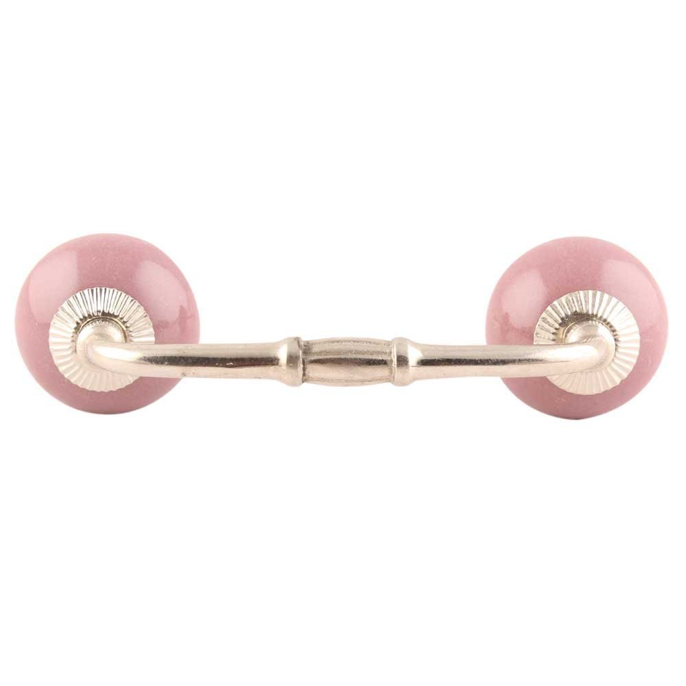 Indian-Shelf 1 Pack Lavender Kitchen Cabinet Handles for Drawer Pulls Door Dresser Silver Hardware 6'' Hole to Hole -BH-562-SCRK-89