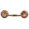 Indian-Shelf 1 Pack Orange Unique Drawer Handles Decorative Cabinet Pulls Gold Hardware 6'' Hole to Hole -BH-37 (CK-1300) view 1
