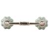 Indian-Shelf 1 Pack Green Kitchen Cabinet Handles for Drawer Pulls Door Dresser Silver Hardware 6'' Hole to Hole -BH-581-CK-1602 view 1