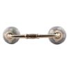 Indian-Shelf 1 Pack Grey Kitchen Cabinet Handles for Drawer Pulls Door Dresser Silver Hardware 6'' Hole to Hole -BH-566-DCK-154 view 1