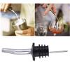 Dynore Stainless Steel Set of 3-Metal Wine Bottle Pourer/Pour Spout view 2