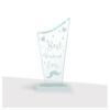 Paper Plane Design Valentines Day Gifts, Valentine Gift for Your Loved one, Crystal Mementos and Trophy for Couples Boyfriend Girlfriend Multicolor_2 view 1