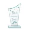 Paper Plane Design Valentines Day Gifts, Valentine Gift for Your Loved one, Crystal Mementos and Trophy for Couples Boyfriend Girlfriend Multicolor_2 view 4