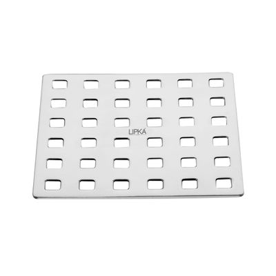 LIPKA Palo Grating Floor Drain |Premium Stainless Steel|5 x 5 Inches|