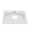 LIPKA Eon Square Flat Cut with Plain Jali Floor Drain |Premium Stainless Steel |6 x 6 Inches| with Hole| view 4