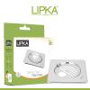 LIPKA Eon Square with Golden Classic Jali Floor Drain |Premium Stainless Steel |5 x 5 Inches| with Hinge & Hole| view 3