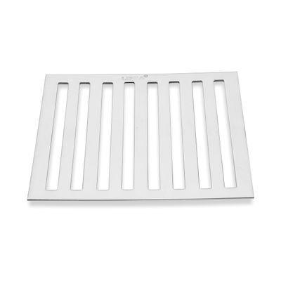 LIPKA Verticle Grating Floor Drain | Premium Stainless Steel |10 x 10 Inches | Commercial Floor Drain |