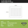 LIPKA Verticle Grating Floor Drain | Premium Stainless Steel |10 x 10 Inches | Commercial Floor Drain | view 2