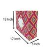 Flute Cubes Presents Beautiful Chunri Print with Yellow Designer Gift Paper Bag (Size- 17 inch x 13 inch x 5 inch) Pack of 10, Multi-Color view 3