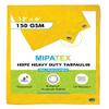 Mipatex Tarpaulin Sheet Waterproof Heavy Duty 5ft x 12ft, Poly Tarp with Aluminium Eyelets Every 3 feet - Multipurpose 150 GSM Plastic Cover for Truck, Home Roof, Rain, Outdoor or Sun (Yellow) view 1