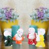 MARINER'S CREATION Polyresin Baby Laughing Buddha showpiece Multicolour, 4 Pieces view 2