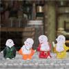 MARINER'S CREATION Polyresin Baby Laughing Buddha showpiece Multicolour, 4 Pieces view 3