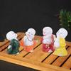 MARINER'S CREATION Polyresin Baby Laughing Buddha showpiece Multicolour, 4 Pieces view 4