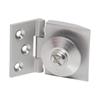 RiseOm Glass Hinge for Cabinet Glass Door, Glass Showcase, Glass Cabinet Cupboard Door Made of Brass(Pack of 4) view 1