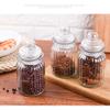 S.K.SALES Set of 3 Glass Jar and Container with Unique Shape Air Tight Lid 300 ml Storage jar Pickle Spice Food Storage Containers Transparent Storage, Kitchen Storage and Glass Container 3 view 3