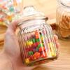 S.K.SALES Set of 3 Glass Jar and Container with Unique Shape Air Tight Lid 300 ml Storage jar Pickle Spice Food Storage Containers Transparent Storage, Kitchen Storage and Glass Container 3 view 4