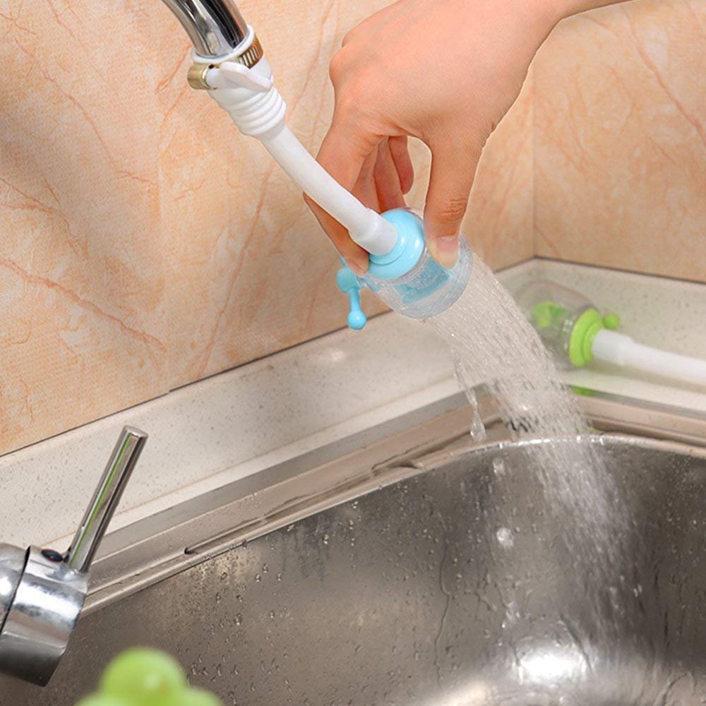 Sajani 360 Degree Rotatable Spray Head Tap Splash Filter Nozzle Water Saving Faucet with Adjustable Valve