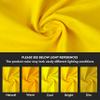 Encasa XO Throw Pillow Covers 16x16 in Set of 2 Sunbeam Yellow | No Inserts | Cotton Pillow Covers for Living Room, Bed, Sofa, Couch | Decorative Cushion Covers with Improved Zipper view 2