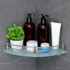 FORTUNE Glass Corner Shelf/Bathroom Shelf/Multipurpose Shelf/Living Room Corner Shelf/Wall Mount Bathroom Shelves (Frosted) (9 x 9 Inch) - (Pack of 2) view 4