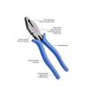 Home Hand Tool Kit (10 Tools) Blue plier,Iron Hammer and 8 Wrench view 3