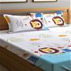 TIB Polycotton Printed Bedsheets for Double Bed with 2 Pillow Covers for Kids (Beige) view 3