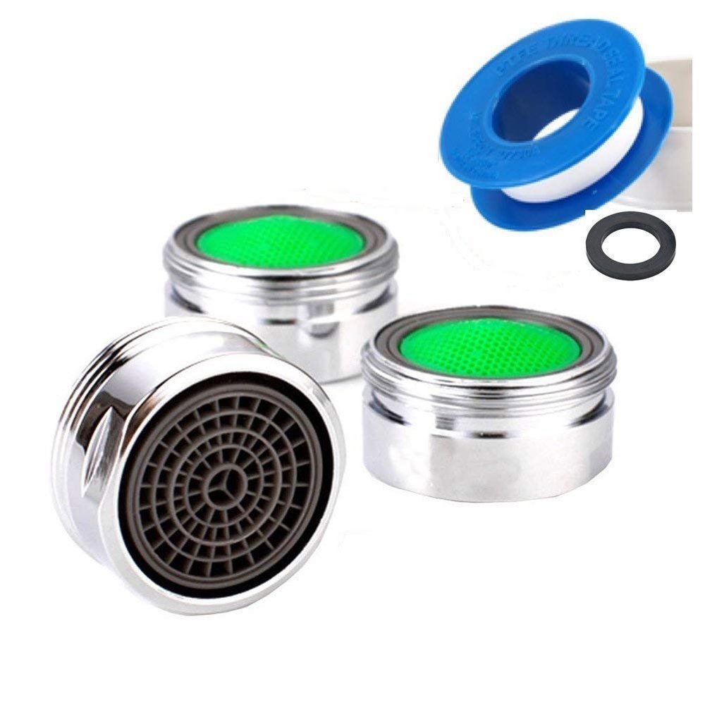 Swastik High Pressure Male Water Aerator Taps with Steel Cups - Pack of 10 Pcs Free 1 Leak Proof Teflon Tape 1 Rubber Washer