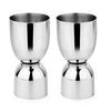 Dynore Stainless Steel Double Sided Set of 2 Damru peg Measure view 1