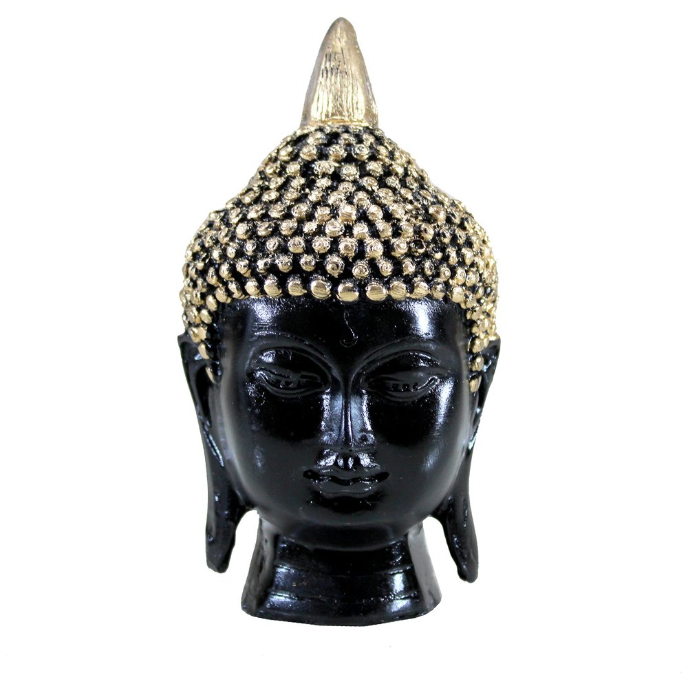 eSplanade 5" Buddha Face Showpiece | Buddha Head | Home Decor | Idol | Statue | Figurine | Murti | Tibetan Buddhist Statue