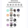 Generic Silicone Heat Resistant Rubber Dish Washing Gloves with Wash Scrubber (Medium) for kitchanwear view 4