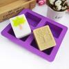 RKPM HOMES 4 Cavities Rectangle Life Tree Silicone Soap Mold DIY Craft Art Cake Mold Handmade Silicone Molds for Soap Candle (Random Color) view 4