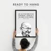 Chaka Chaundh - Suitable Mahatma Gandhi Quotes Wall Frames - Motivational Quotes Frames - Framed Posters with Frame  - Photos with Quotes - (14 X 11 Inches) view 4