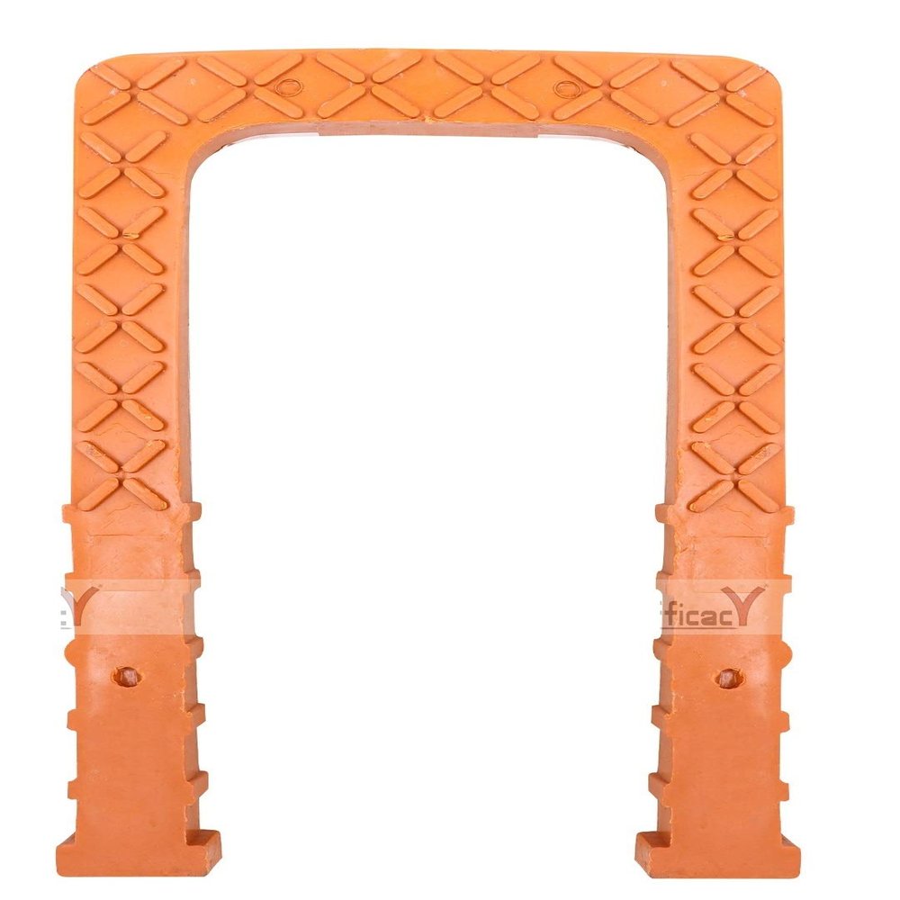 EFFICACY PVC Foot Step Suitable for Construction Sites,UG Sump Tank, Swimming Pools, Over Head Tanks MS Rod 10 mm Size 263 X 165 X 23 mm (1 PC)