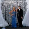 Edge Decor Metallic Silver Foil Curtain Fringe Plastic Party Decoration Door Curtains Set of 4 (3 x 6 ft) view 4