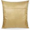 Fab Nation Pack of 5, Cream, Beige Cushion Covers | 41x41 cms, Dupioni Silk, Interlocked, Zipper Back view 2