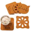 pepplo Heat Resistant Non-Slip Bamboo Trivets Pot Mat for Kitchen Table - 6Pcs Hot Pan Pads (Random Pattern, Set of 6) view 1