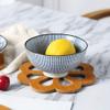 pepplo Heat Resistant Non-Slip Bamboo Trivets Pot Mat for Kitchen Table - 6Pcs Hot Pan Pads (Random Pattern, Set of 6) view 3