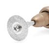 DIY Crafts Pack of 2 Pcs,35mm, 35mm Silver Colour Multi Utility, 35mm Diamonte Cutting Discs Drill Bit Shank for Rotary Tool Bl(Pack of 2 Pcs,35mm, 35mm Silver Colour Multi Utility) view 1