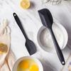 P-Plus International Silicone Spatula 446F Heat Resistan Spatulas with Steel Core Kitchen Utensils Non-Stick for Cooking, Baking and Mixing (D Set of 4(20.6 Cm), Black) view 3