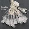 TECHNO E-TAIL 20 LED Waterdrop Decorative String Lights, Diwali Christmas Fairy Lights for Home Decoration (Warm White) view 4