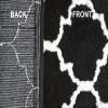 AEROHAVEN Glorious Super Soft Microfiber Abstract Moroccan Designer Anti Slip Bathmat (Black, 50 cm x 80 cm) view 3