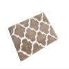 AEROHAVEN Glorious Super Soft Microfiber Abstract Moroccan Designer Anti Slip Bathmat (Taupe, 50 cm x 80 cm) view 2