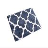 AEROHAVEN Glorious Super Soft Microfiber Abstract Moroccan Designer Anti Slip Bathmat (Blue, 50 cm x 80 cm) view 2