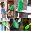 Nirvik Go Dust Electric Feather Spin Home Duster| Green. Electronic Motorized Cleaning Brush Set view 3