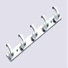 iSTAR Stainless Steel 5 Pin Bathroom Cloth Hooks Hanger Door Wall Bedroom Bathroom Robe Hooks Rail for Hanging Keys, Clothes, Towel Steel Hook (Pack of 4, Silver) view 4
