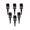 BRUSH HOUSE 2 inch 50 mm Paint Brush for Oil Painting, Canvas Painting, Wall Painting and Cleaning Delicate Items - (Pack of 6) view 1