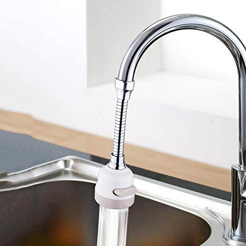 Dhruheer Adjustable 360 Degree Rotating Water-Saving Sprinkler With Extender - Faucet Aerator - Head Nozzle Splash-Proof Filter Extender Sprayer For Kitchen, Bathroom, Washroom