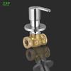 Zap Brass Concealed Stop Cock  1/2 nch Chrome Plated Quarter Turn Tap with Adjustable Wall Flange | Pure Brass Stop Valve for Bathroom Fittings view 2
