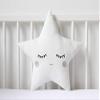 The Purple Tree Velvet Cute Silver Moon and Star Crib Cushion Set for Babies - (Silver, 16x16 inch) Pack of 2 view 3
